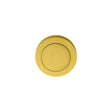 This is an image of a Manital - Blank Escutcheon - Polished Brass that is availble to order from Trade Door Handles in Kendal.