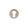 This is an image of a Carlisle Brass - Euro Profile Escutcheon - Satin Nickel  that is availble to order from Trade Door Handles in Kendal.