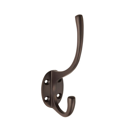 This is an image of a Carlisle Brass - Hat and Coat Hook - Matt Bronze that is availble to order from Trade Door Handles in Kendal.