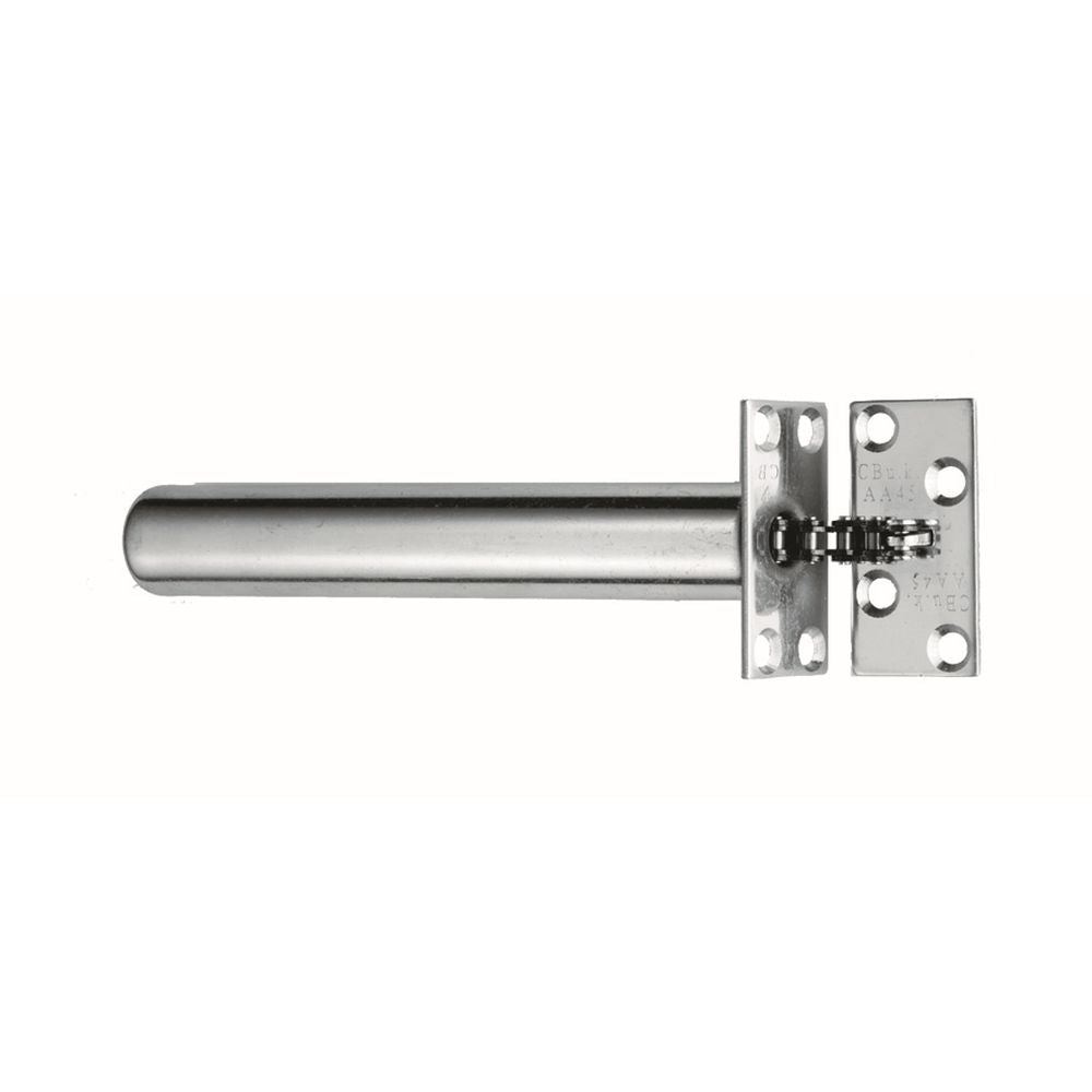 This is an image of a Carlisle Brass - Concealed Chain Spring Door Closer - Polished Chrome that is availble to order from Trade Door Handles in Kendal.