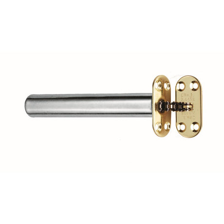 This is an image of a Carlisle Brass - Concealed Chain Spring Door Closer Radius. - Electro Brassed that is availble to order from Trade Door Handles in Kendal.