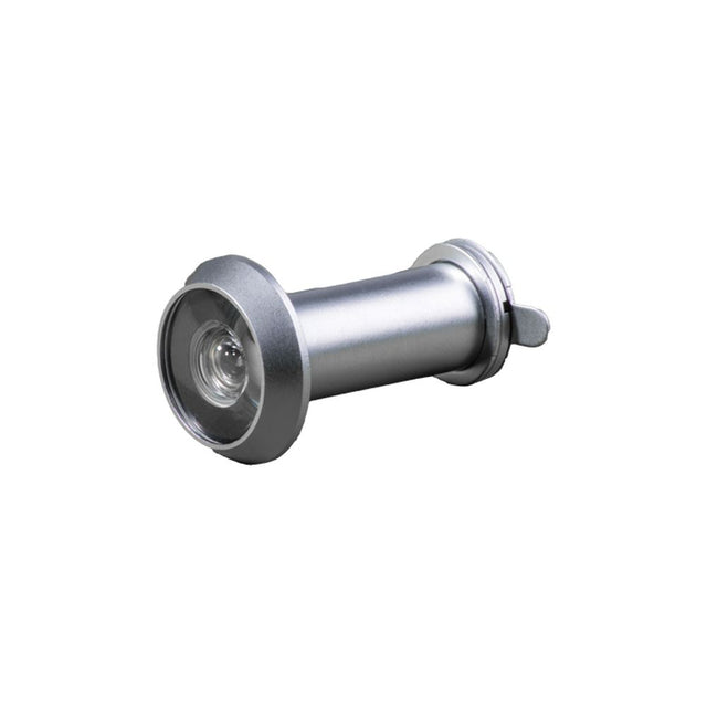 This is an image of a Carlisle Brass - Door Viewer - Satin Chrome that is availble to order from Trade Door Handles in Kendal.