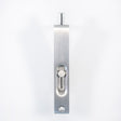 This is an image of a Carlisle Brass - Sunk Slide Flush Bolt - Satin Nickel that is availble to order from Trade Door Handles in Kendal.