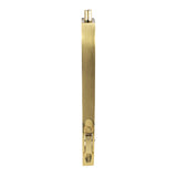 This is an image of a Carlisle Brass - Lever Action Flush Bolt 254mm - Polished Brass that is availble to order from Trade Door Handles in Kendal.