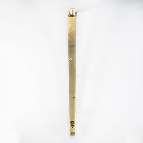 This is an image of a Carlisle Brass - Lever Action Flush Bolt 457mm - Polished Brass that is availble to order from Trade Door Handles in Kendal.
