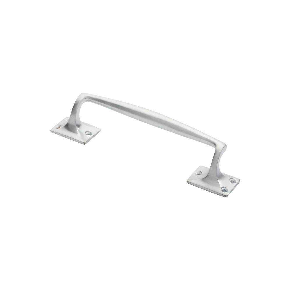 High quality image of Carlisle Brass - Pub Style Pull Handle - Satin Chrome | Sku. aa92sc | Trade Door Handles, Kendal.