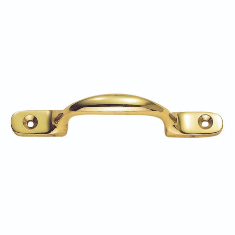 This is an image of a Carlisle Brass - Sash Handle - Polished Brass that is availble to order from Trade Door Handles in Kendal.