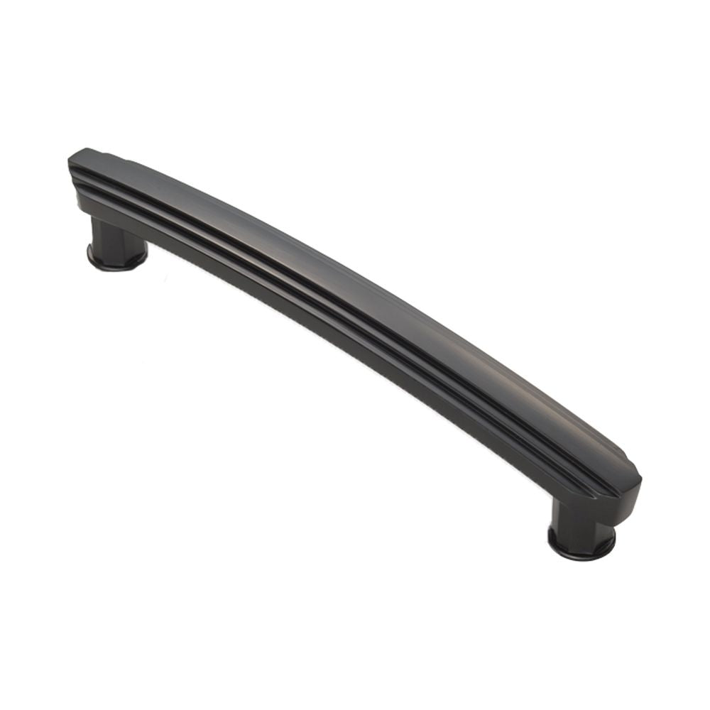 This is an image of a Carlisle Brass - Art Deco Handle - Matt Black that is availble to order from Trade Door Handles in Kendal.