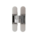 AGB Hinges Satin Chrome / Concealed Hinges / 4" x (102mm) AGB Eclipse Fire Rated Adjustable Concealed Hinge - Satin Chrome