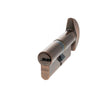 AGB Locks & Latches 35 x 35mm / Copper / Euro Cylinder & Turn AGB Euro Profile 15 Pin Cylinder Key to Turn 35-35mm (70mm) - Copper