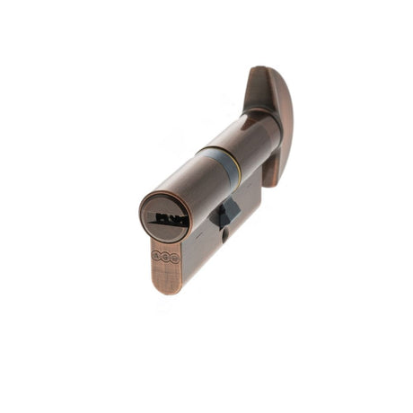 AGB Locks & Latches 35 x 35mm / Copper / Euro Cylinder & Turn AGB Euro Profile 15 Pin Cylinder Key to Turn 35-35mm (70mm) - Copper