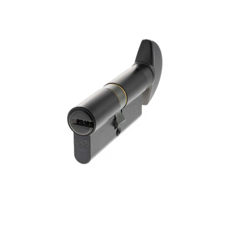 AGB Locks & Latches 35 x 35mm / Matt Black / Euro Cylinder & Turn AGB Euro Profile 15 Pin Cylinder Key to Turn 35-35mm (70mm) - Matt Black