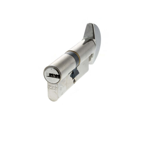 AGB Locks & Latches 35 x 35mm / Polished Chrome / Euro Cylinder & Turn AGB Euro Profile 15 Pin Cylinder Key to Turn 35-35mm (70mm) - Polished Chrome