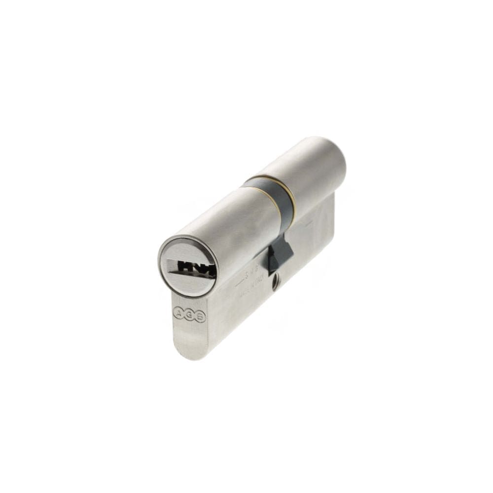 AGB Locks & Latches 40 x 40mm / Satin Chrome / Euro Double Cylinders AGB Euro Profile 15 Pin Double Cylinder 40-40mm (80mm) - Satin Chrome