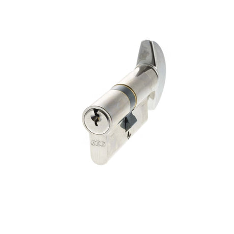 AGB Locks & Latches 30 x 30mm / Polished Chrome / Euro Cylinder & Turn AGB Euro Profile 5 Pin Cylinder Key to Turn 30-30mm (60mm) - Polished Chrome