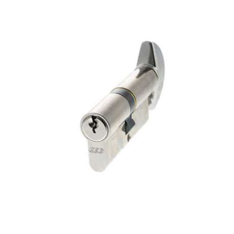 AGB Locks & Latches 35 x 35mm / Polished Chrome / Euro Cylinder & Turn AGB Euro Profile 5 Pin Cylinder Key to Turn 35-35mm (70mm) - Polished Chrome