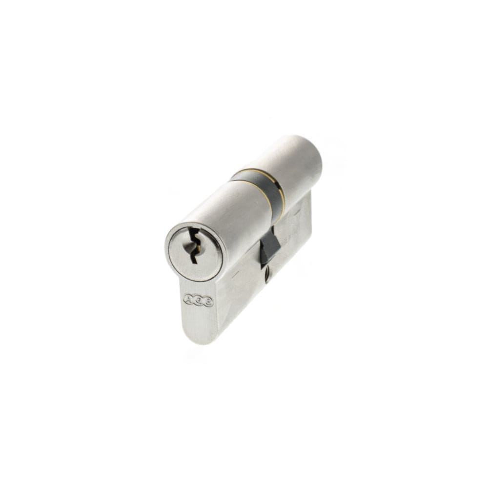 AGB Locks & Latches 35 x 35mm / Satin Chrome / Euro Double Cylinders AGB Euro Profile 5 Pin Double Cylinder 35-35mm (70mm) - Satin Chrome