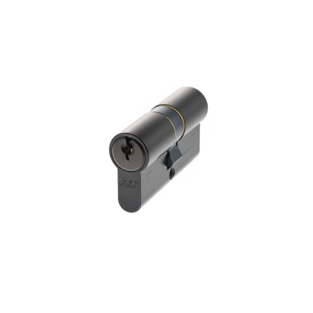 AGB Locks & Latches 30 x 30mm / Matt Black / Euro Double Cylinders AGB Euro Profile 5 Pin Double Cylinder Keyed Alike 30-30mm (60mm) - Matt Black