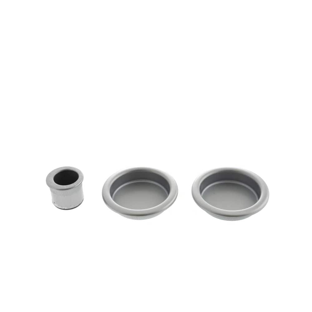 AGB Door Furniture Satin Chrome / Flush Handle / Round AGB Sliding Door Flush Pull Round - Satin Chrome