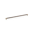 Alexander & Wilks Cabinet Hardware Antique Brass / Cabinet Pull Handles / 448mm Alexander & Wilks Brunel Knurled T-Bar Cupboard Handle - Antique Brass - Centres 448mm