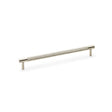 Alexander & Wilks Cabinet Hardware Satin Nickel / Cabinet Pull Handles / 224mm Alexander & Wilks Brunel Knurled T-Bar Cupboard Handle - Satin Nickel - Centres 224mm