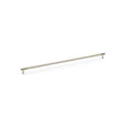 Alexander & Wilks Cabinet Hardware Satin Nickel / Cabinet Pull Handles / 448mm Alexander & Wilks Brunel Knurled T-Bar Cupboard Handle - Satin Nickel - Centres 448mm