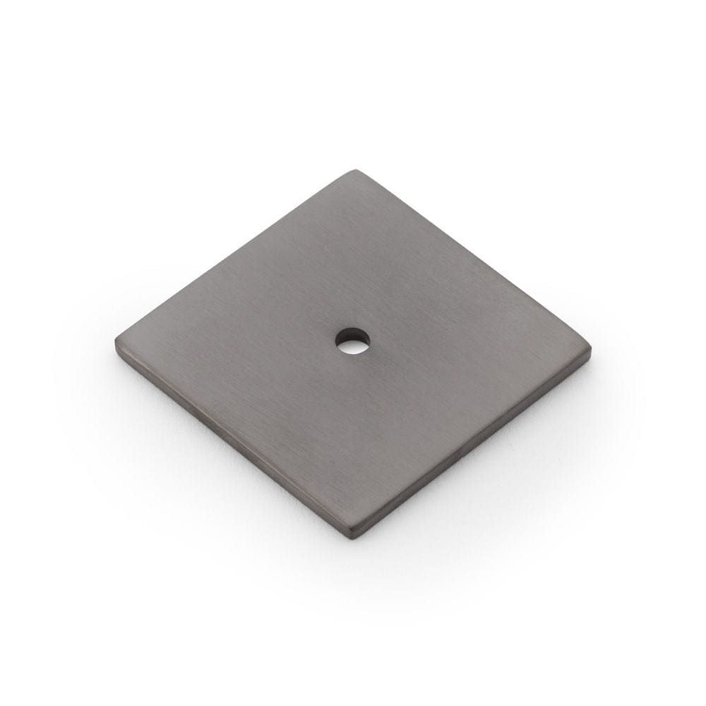 Alexander & Wilks Cabinet Hardware Dark Bronze PVD / Cabinet Knob/Pull Backplates Alexander & Wilks Bullion Square Backplate - Dark Bronze PVD