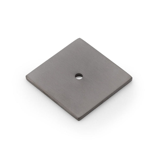 Alexander & Wilks Cabinet Hardware Dark Bronze PVD / Cabinet Knob/Pull Backplates Alexander & Wilks Bullion Square Backplate - Dark Bronze PVD