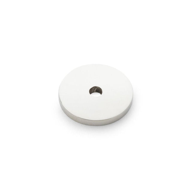 Alexander & Wilks Cabinet Hardware Polished Nickel / Cabinet Knob/Pull Backplates Alexander & Wilks Circular Backplate - Polished Nickel - Diameter 25mm