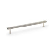 Alexander & Wilks Cabinet Hardware Polished Nickel / Cabinet Pull Handles / 224mm Alexander & Wilks Crispin Reeded T-bar Cupboard Pull Handle - Polished Nickel - 224mm