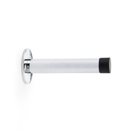 Alexander & Wilks Door Furniture Polished Chrome / Projection Door Stop Alexander & Wilks Cylinder Door Stop on Traditional Rose - Polished Chrome - 90mm