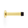 Alexander & Wilks Door Furniture Polished Brass Lacquered / Projection Door Stop Alexander & Wilks Cylinder Projection Door Stop on Rose - Polished Brass Lacquered
