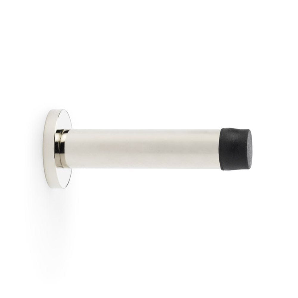 Alexander & Wilks Door Furniture Polished Nickel / Projection Door Stop Alexander & Wilks Cylinder Projection Door Stop on Rose - Polished Nickel