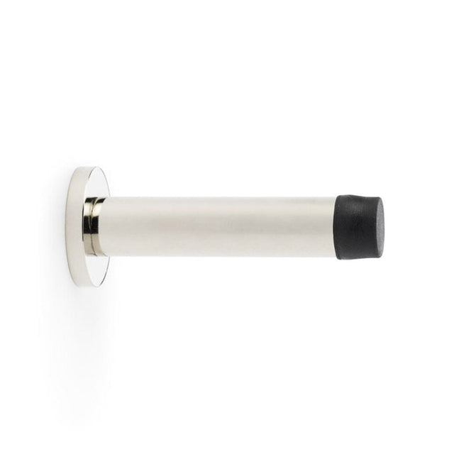 Alexander & Wilks Door Furniture Polished Nickel / Projection Door Stop Alexander & Wilks Cylinder Projection Door Stop on Rose - Polished Nickel