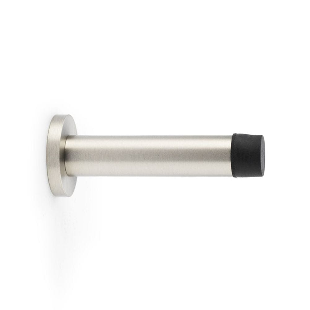 Alexander & Wilks Door Furniture Satin Nickel / Projection Door Stop Alexander & Wilks Cylinder Projection Door Stop on Rose - Satin Nickel