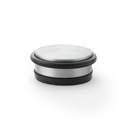 Alexander & Wilks Door Furniture Satin Chrome / Floor Door Stop Alexander & Wilks Freestanding Portable Door Stop - Diameter 100mm
