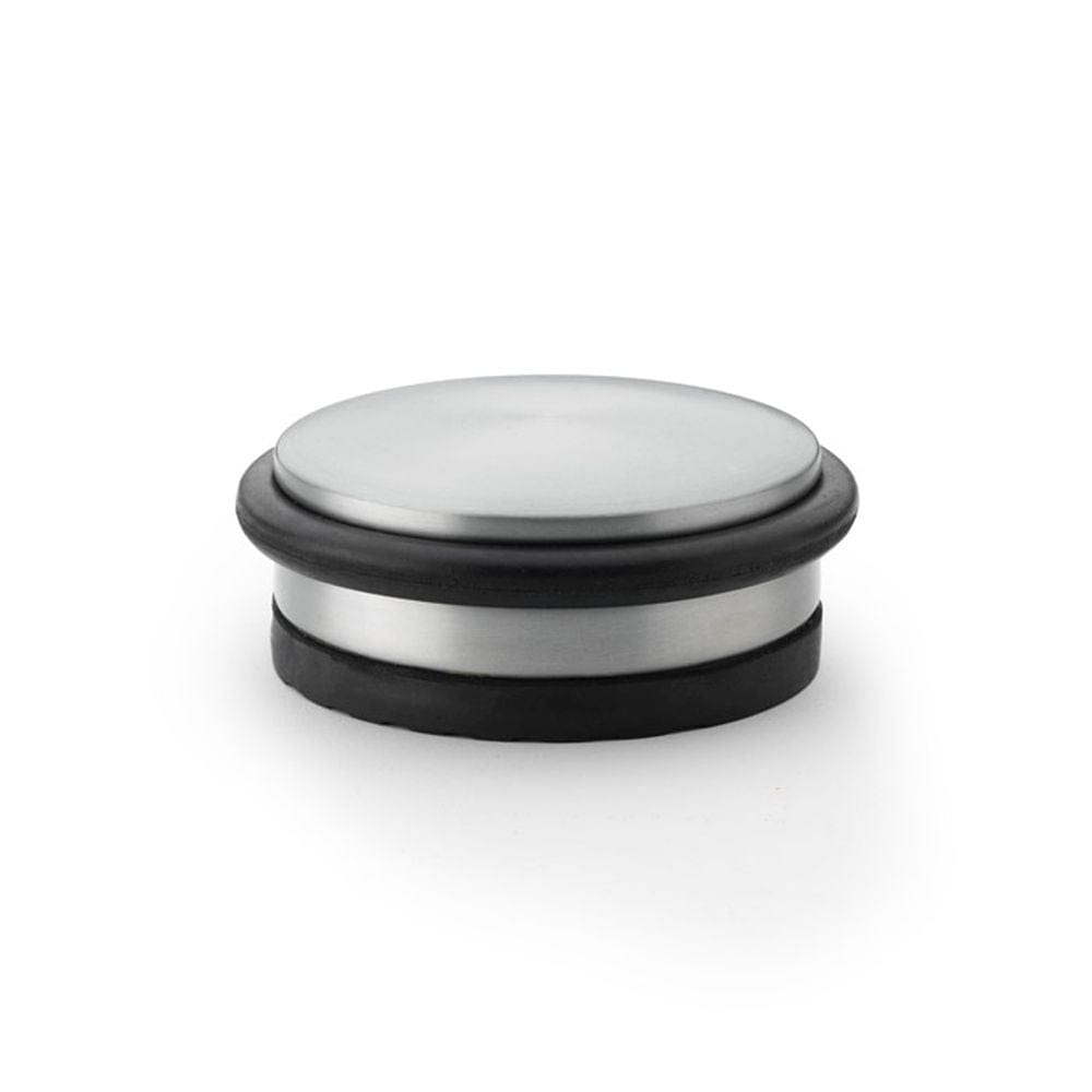 Alexander & Wilks Door Furniture Satin Chrome / Floor Door Stop Alexander & Wilks Freestanding Portable Door Stop - Diameter 110mm