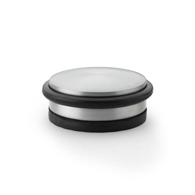 Alexander & Wilks Door Furniture Satin Chrome / Floor Door Stop Alexander & Wilks Freestanding Portable Door Stop - Diameter 110mm