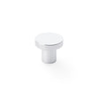 Alexander & Wilks Cabinet Hardware Polished Chrome / Cabinet Knobs / 30mm Dia. Alexander & Wilks Hanover Plain Cupboard Knob - Polished Chrome - Knob 30mm