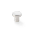 Alexander & Wilks Cabinet Hardware Polished Nickel / Cabinet Knobs / 30mm Dia. Alexander & Wilks Hanover Plain Cupboard Knob - Polished Nickel - Knob 30mm