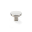 Alexander & Wilks Cabinet Hardware Satin Nickel / Cabinet Knobs / 38mm Dia. Alexander & Wilks Hanover Plain Cupboard Knob - Satin Nickel - Knob 38mm