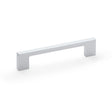 Alexander & Wilks Cabinet Hardware Polished Chrome / Cabinet Pull Handles / 128mm Alexander & Wilks Marco Cupboard Pull Handle - Polished Chrome - 128mm