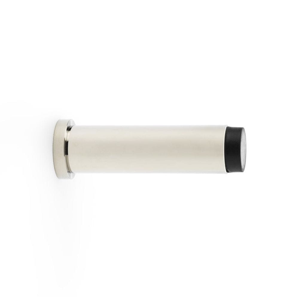 Alexander & Wilks Door Furniture Polished Nickel PVD / Projection Door Stop Alexander & Wilks Plain Projection Cylinder Door Stop - Polished Nickel PVD