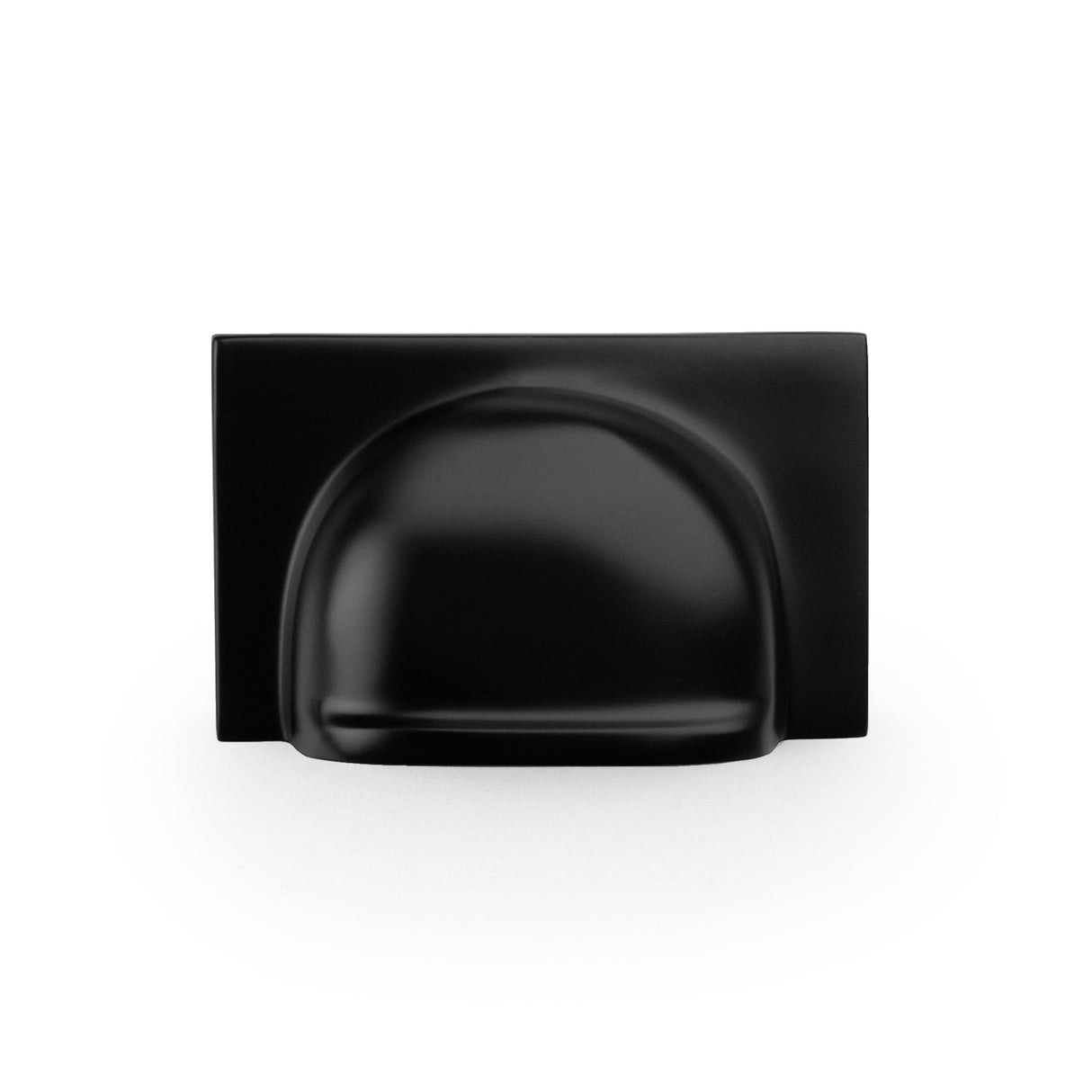 Alexander & Wilks Cabinet Hardware Black / Cabinet Cup Pulls / 40mm Alexander & Wilks Quantock Cup Handle - Black - 40mm Centres