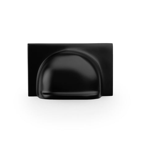 Alexander & Wilks Cabinet Hardware Black / Cabinet Cup Pulls / 40mm Alexander & Wilks Quantock Cup Handle - Black - 40mm Centres