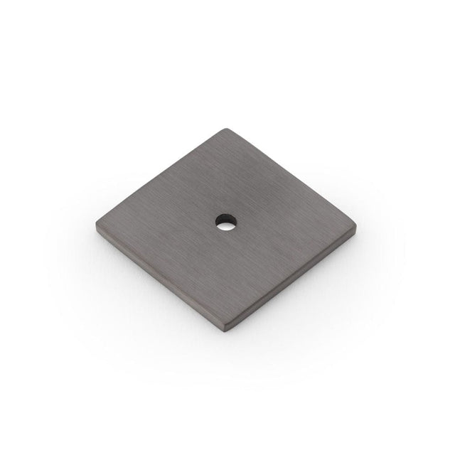 Alexander & Wilks Cabinet Hardware Dark Bronze PVD / Cabinet Knob/Pull Backplates Alexander & Wilks Quantock Square Backplate - Dark Bronze PVD