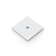 Alexander & Wilks Cabinet Hardware Satin Chrome / Cabinet Knob/Pull Backplates Alexander & Wilks Quantock Square Backplate - Satin Chrome