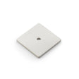 Alexander & Wilks Cabinet Hardware Satin Nickel / Cabinet Knob/Pull Backplates Alexander & Wilks Quantock Square Backplate - Satin Nickel