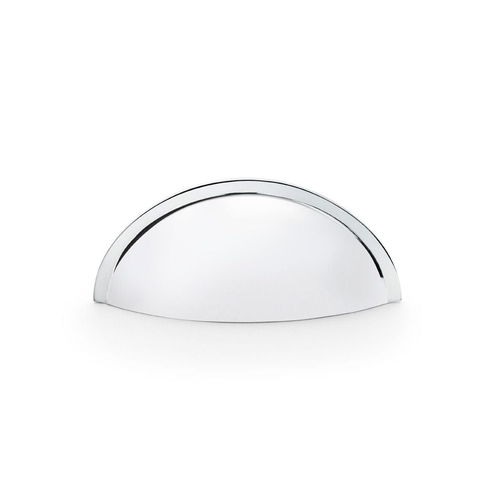 Alexander & Wilks Cabinet Hardware Polished Chrome / Cabinet Cup Pulls Alexander & Wilks Quieslade Cup Handle - Polished Chrome