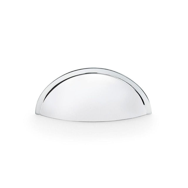 Alexander & Wilks Cabinet Hardware Polished Chrome / Cabinet Cup Pulls Alexander & Wilks Quieslade Cup Handle - Polished Chrome